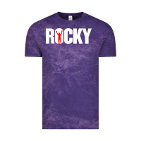 Cloud Purple boxer r o c k y Vintage Tee - DesignPulse