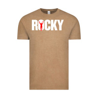 Vintage Coffee boxer r o c k y Vintage Tee - DesignPulse