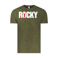 Vintage Olive boxer r o c k y Vintage Tee - DesignPulse