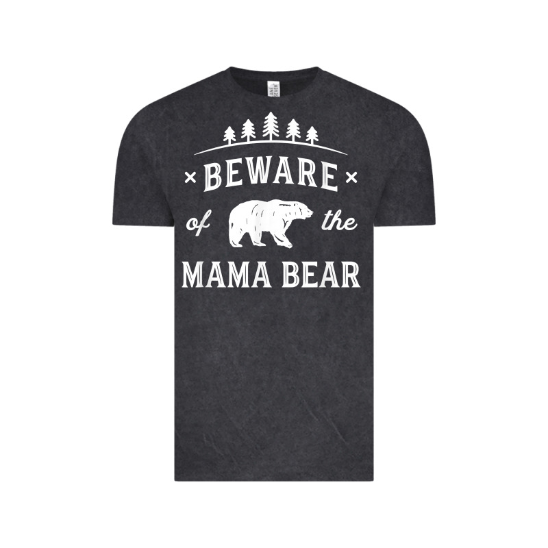 Beware Mama Bear Mom Protect Strong Mother Graphic Clip Art T Shirt Vintage Tee by DesignPulse | Teevron