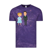Cloud Purple sound of music - loving me Vintage Tee - DesignPulse