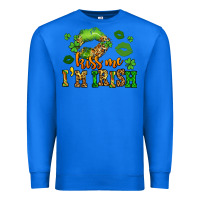 True Royal kiss me im irish st patricks lip stain Premium Sweatshirt - LillyAllenDesigns