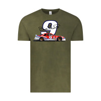 Vintage Olive Bill Elliott 1988 Winston Cup 9 Stock Car  Classic Vintage Tee - DesignPulse