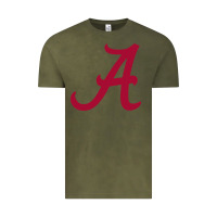 Vintage Olive -alabama athletics Vintage Tee - DesignPulse