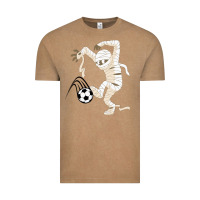 Vintage Coffee funny halloween soccer ball Vintage Tee - DesignPulse