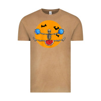 Vintage Camel cheerleading skeleton halloween cheer skeleton cheerleader t shirt Vintage Tee - DesignPulse