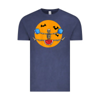 Cheerleading Skeleton Halloween Cheer Skeleton Cheerleader T Shirt Vintage Tee | Teevron