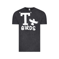 Vintage Black t birds greaser thunderbirds 1970s t birds pullover hoodie Vintage Tee - DesignPulse