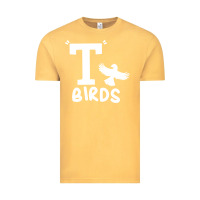 Vintage Mustard t birds greaser thunderbirds 1970s t birds pullover hoodie Vintage Tee - DesignPulse