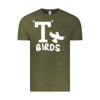 T Birds Greaser Thunderbirds 1970s T Birds Pullover Hoodie Vintage Tee | Teevron