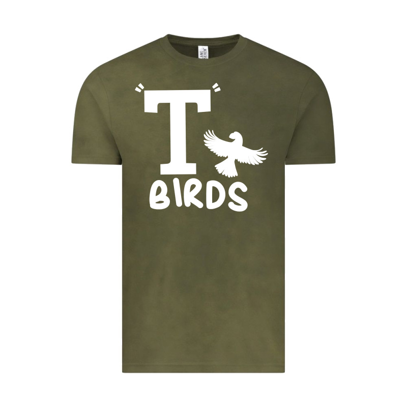 T Birds Greaser Thunderbirds 1970s T Birds Pullover Hoodie Vintage Tee by DesignPulse | Teevron