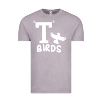Vintage Zinc t birds greaser thunderbirds 1970s t birds pullover hoodie Vintage Tee - DesignPulse