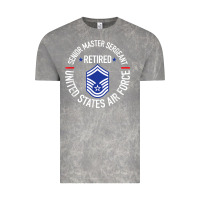 Cloud Rock senior master sergeant retired air force retirement gifts t shirt Vintage Tee - DesignPulse