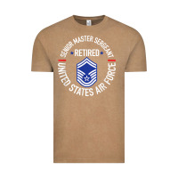 Vintage Coffee senior master sergeant retired air force retirement gifts t shirt Vintage Tee - DesignPulse