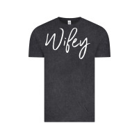 Vintage Black wifey sweat(b) Vintage Tee - DesignPulse