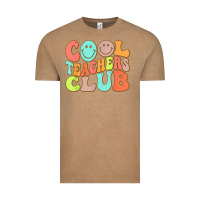 Vintage Coffee cool teachers club funny smile teachers club squad t shirt Vintage Tee - DesignPulse