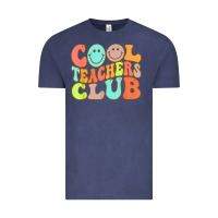 Vintage Denim cool teachers club funny smile teachers club squad t shirt Vintage Tee - DesignPulse