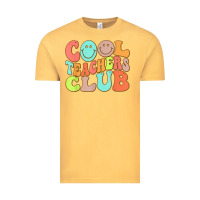 Vintage Mustard cool teachers club funny smile teachers club squad t shirt Vintage Tee - DesignPulse