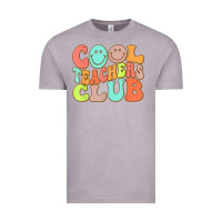 Vintage Zinc cool teachers club funny smile teachers club squad t shirt Vintage Tee - DesignPulse