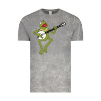 Cloud Rock Kermit playing the banjo Classic Vintage Tee - DesignPulse