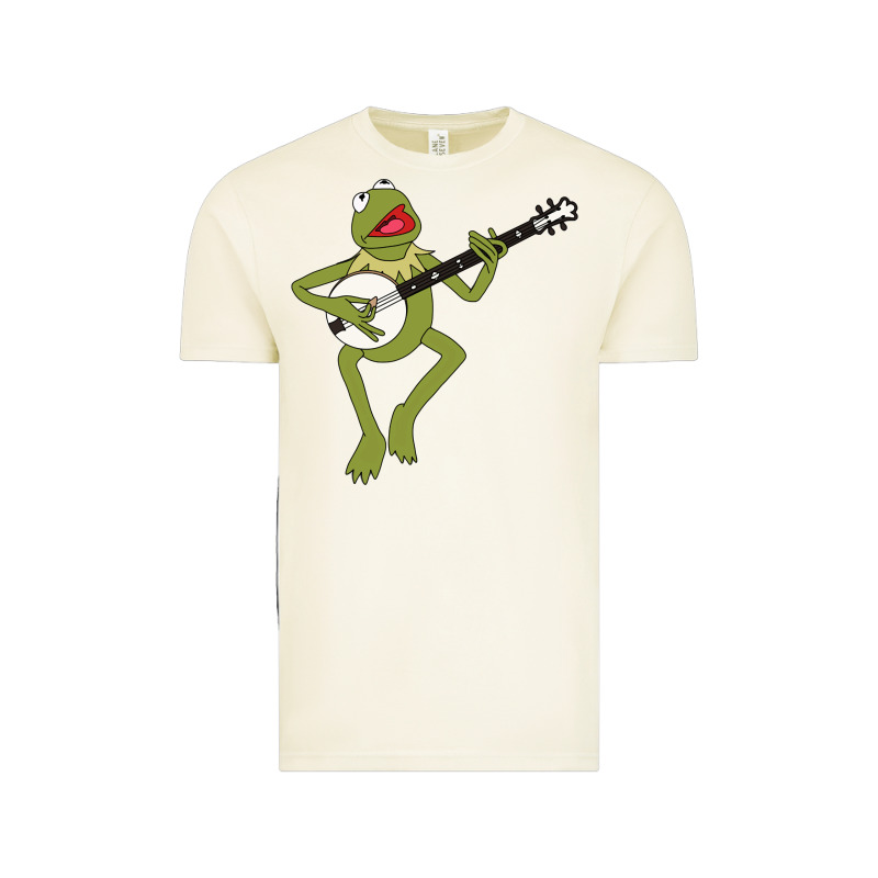 Kermit Playing The Banjo Classic Vintage Tee by DesignPulse | Teevron