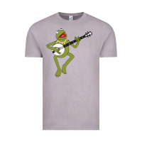 Vintage Zinc Kermit playing the banjo Classic Vintage Tee - DesignPulse