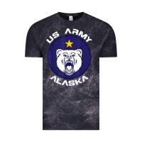 Cloud Black us army alaska polar bear patch t shirt Vintage Tee - DesignPulse