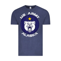 Vintage Denim us army alaska polar bear patch t shirt Vintage Tee - DesignPulse