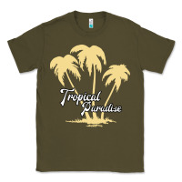 Army Green Tropical Paradise Classic Tee - Bettercallsaul