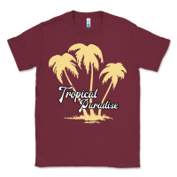 Burgundy Tropical Paradise Classic Tee - Bettercallsaul