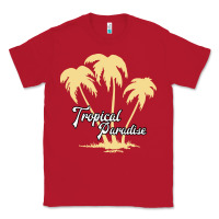 Red Tropical Paradise Classic Tee - Bettercallsaul