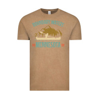 Vintage Coffee retro boundary waters canoe minnesota Vintage Tee - DesignPulse