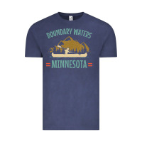 Vintage Denim retro boundary waters canoe minnesota Vintage Tee - DesignPulse