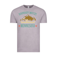 Vintage Zinc retro boundary waters canoe minnesota Vintage Tee - DesignPulse