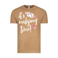 Vintage Camel womens mahjong gift for her mahjong player v neck t shirt Vintage Tee - DesignPulse