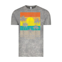 Cloud Rock windansea beach california ca surfer surfing surf palm tree Vintage Tee - DesignPulse