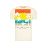 Vintage Arctic windansea beach california ca surfer surfing surf palm tree Vintage Tee - DesignPulse