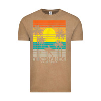 Vintage Coffee windansea beach california ca surfer surfing surf palm tree Vintage Tee - DesignPulse