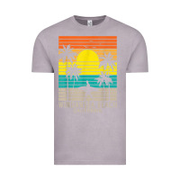 Vintage Zinc windansea beach california ca surfer surfing surf palm tree Vintage Tee - DesignPulse