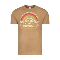 Vintage Camel Rowing  . Just A Girl Who Loves Sunshine And Rowing Vintage Tee - DesignPulse
