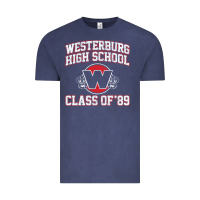 Vintage Denim westerburg class of 89 (heathers) variant Vintage Tee - DesignPulse