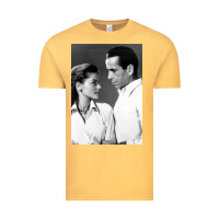 Vintage Mustard humphrey bogart Vintage Tee - DesignPulse