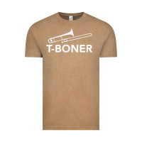 Vintage Coffee funny trombone funny t boner funny t boner tboner Vintage Tee - DesignPulse