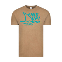 Vintage Coffee fins up jimmy Vintage Tee - DesignPulse