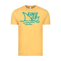 Vintage Mustard fins up jimmy Vintage Tee - DesignPulse