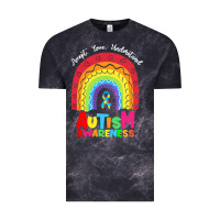Cloud Black autism awareness month t  shirt autism awareness rainbow accept unders Vintage Tee - DesignPulse