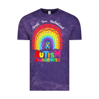 Cloud Purple autism awareness month t  shirt autism awareness rainbow accept unders Vintage Tee - DesignPulse