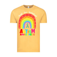 Vintage Mustard autism awareness month t  shirt autism awareness rainbow accept unders Vintage Tee - DesignPulse