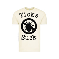 Vintage Arctic ticks suck shirt lyme disease gift green awareness ribbon Vintage Tee - DesignPulse