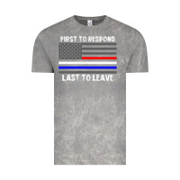 Cloud Rock police fire ems first responder american flag firefighter t shirt Vintage Tee - DesignPulse